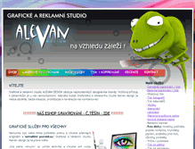 Tablet Screenshot of alevan.cz